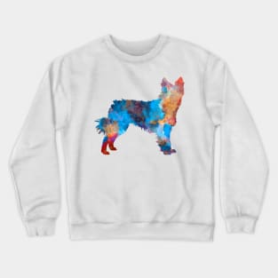 Croatian Sheepdog in watercolor Crewneck Sweatshirt